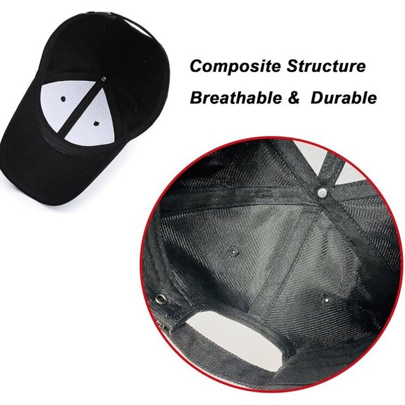 2 Packs White+white Baseball Cap Golf Dad Hat For Men And Women main image 5
